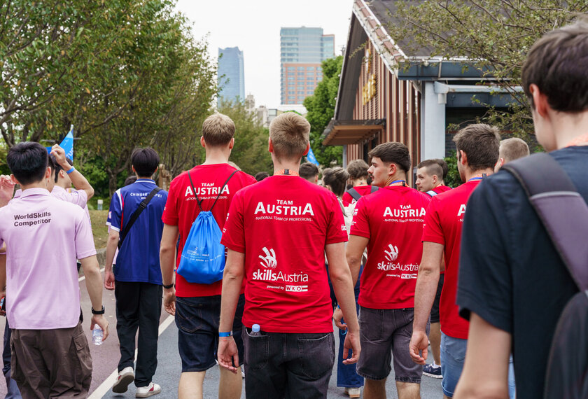 Das Team Austria bei den WorldSkills 2026 in Shanghai