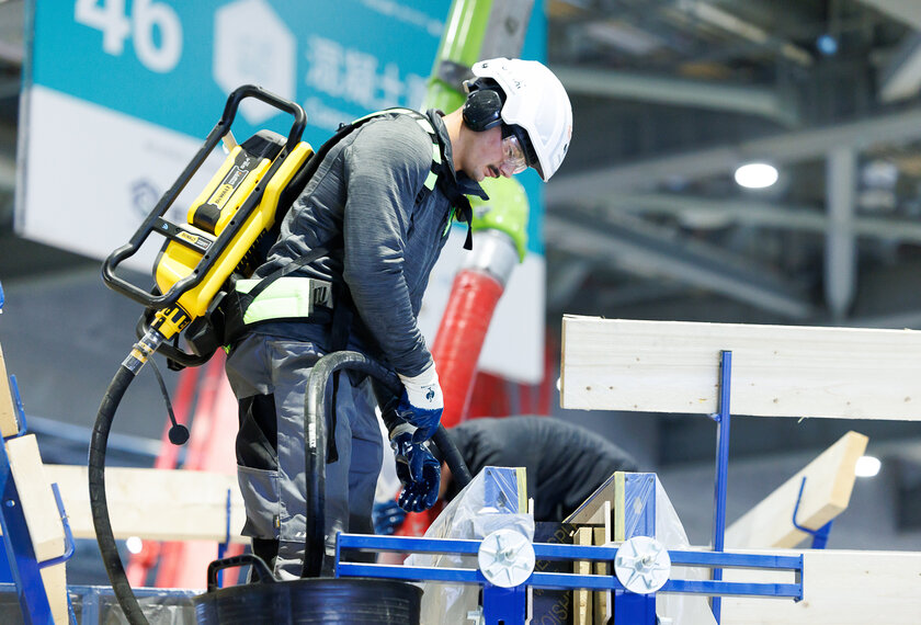 Julian Gintner bei den WorldSkills 2026 in Shanghai