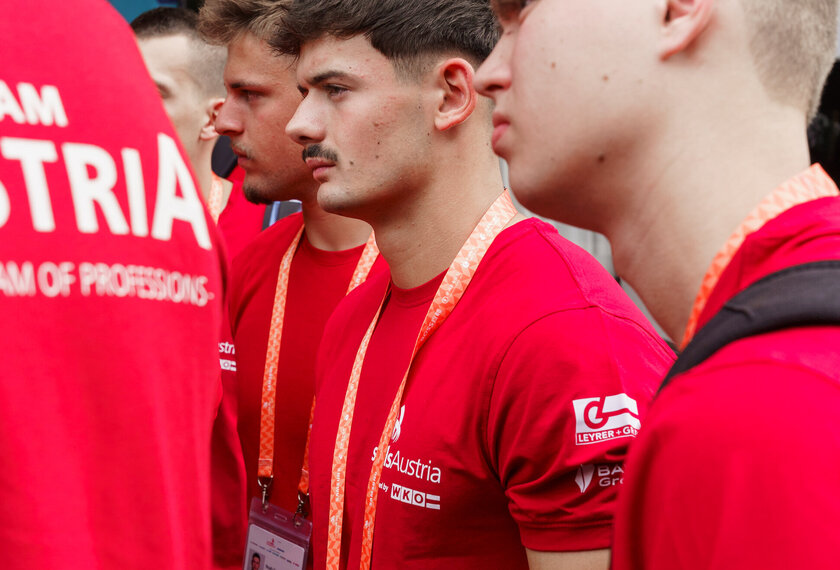 Julian Gintner bei den WorldSkills 2026 in Shanghai